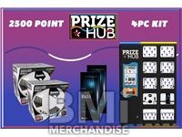 4PC 2500 POINT MODULAR LOCKER PRIZE HUB KIT